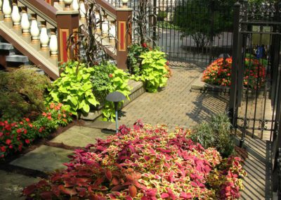 Picture of gated landscaping of residential home